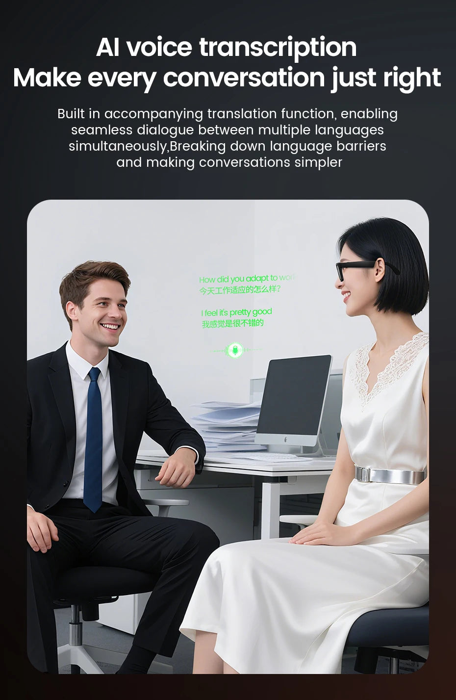 New Smart Glasses HD 8K Electrochromic Lens Bluetooth Call Music AI Voice Translate Video Recording Camera Sunglasses Men Women