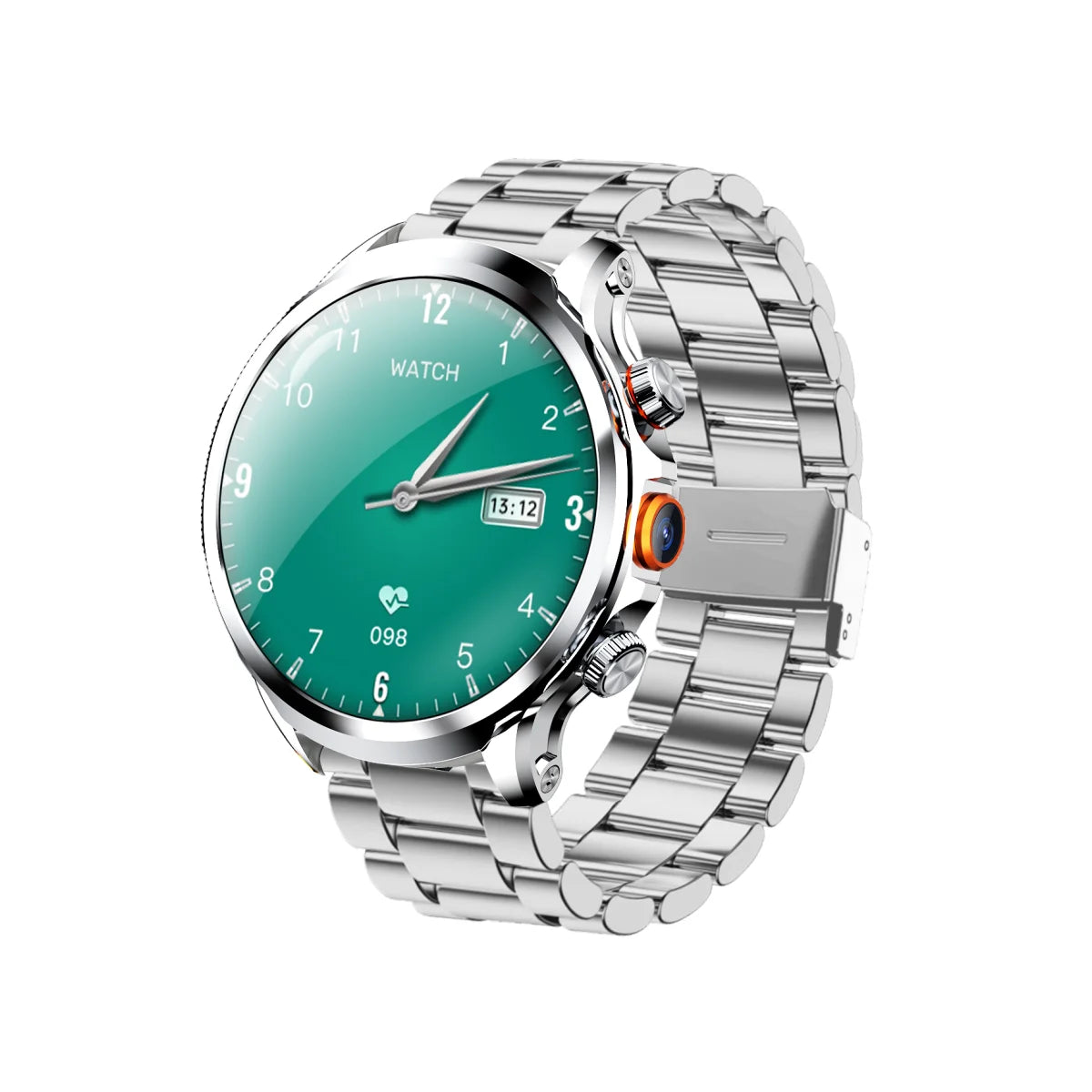 16+256GB Android H18 Smartwatch 4G LTE 1100Mah Battery Play Store Heart Rate 1.95 inch Spherical screen Smart Watch Men GPS WIFI