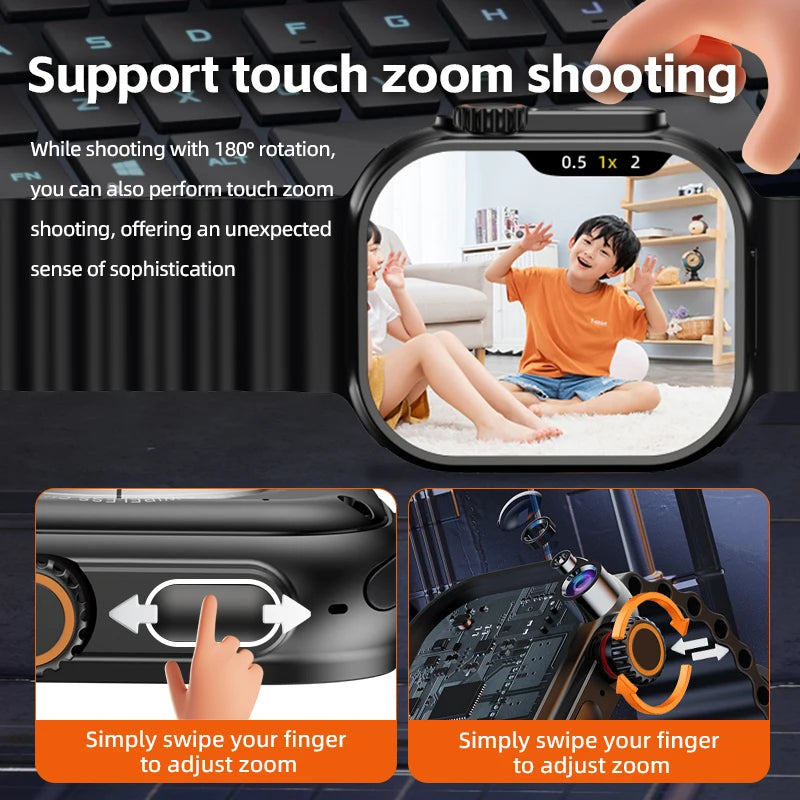 S11 Ultra Smart Watch 2.26 inch Amoled 490*580 Smartwatch With 4G 5G LTE Sim Card Touch encoder GPS precise position 2000Mah