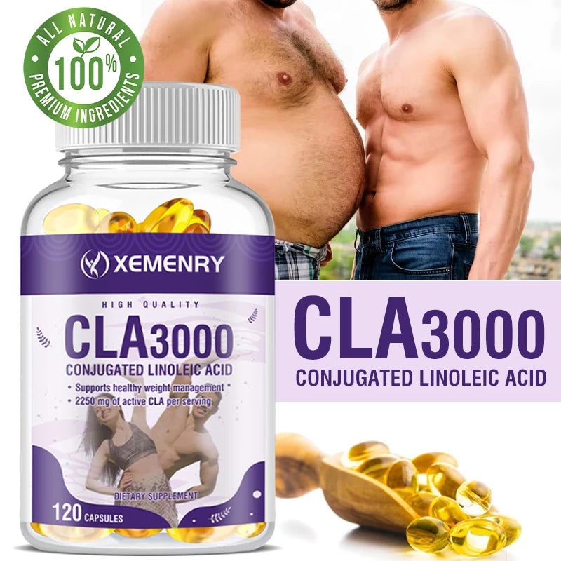 CLA Supplement - Healthy Weight Management, Increase Muscle Mass, Promote Metabolism, Anti-aging, and Maintain Overall Health