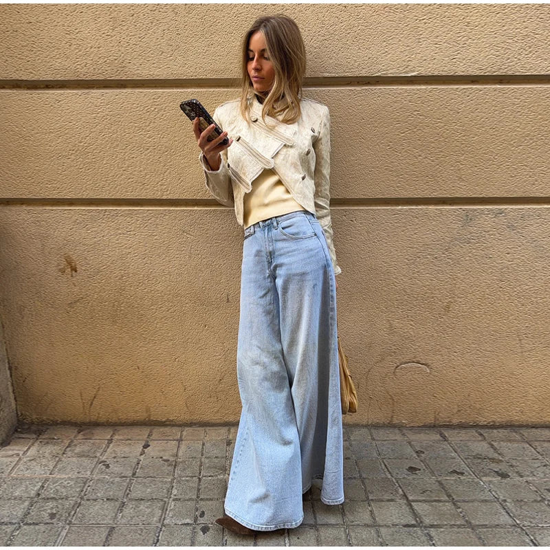 Unique Oblique Button Military Jacket Women Vintage Asymmetry Cropped Napoleon Jackets Lady New Fashion Street Spring Outwear