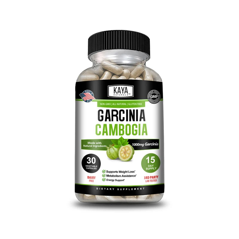 Garcinia Cambogia Extract Weight Loss Capsules Unisex supports weight loss and fat burning, cleansing