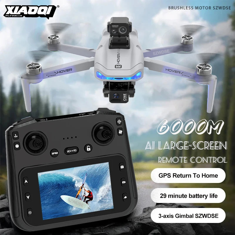 X40 PRO GPS Drone 8K HD Camera 3-axis gimbal Aerial Photography 5G WIFI Brushless Avoid Obstacles FPV Fishing Dron RC Quadcopter