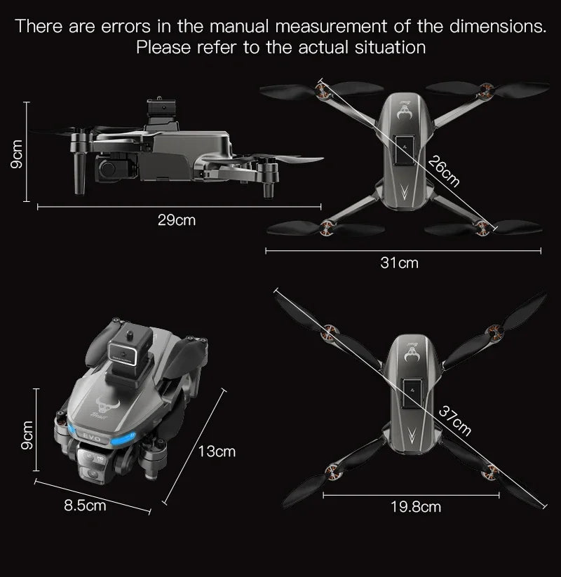 Lenovo SG901 MAX GPS Drone Professional 8K Aerial HD Avoiding Obstacle with Larger Screen Remote Control Folding Brushless Drone