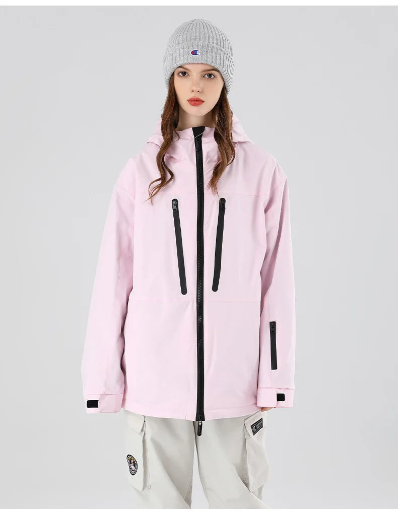 SEARIPE Winter Men Women Hooded Ski Jacket Waterproof Breathable Warm Snowboarding Coats Male And Female Outdoor Skiing Tops