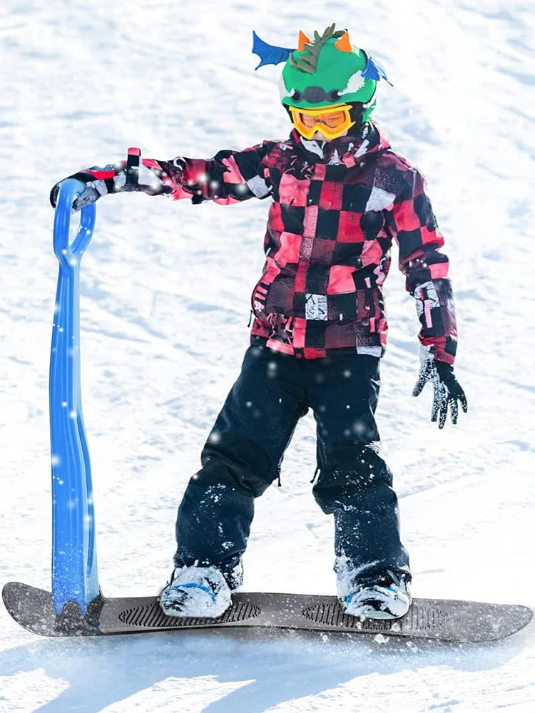 Thiened Staable Snowboard for Children And Adults Multi-color Snow Sled Ski Board Outdoor Cam Travel Gear Free Sle