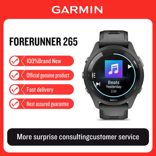 Garmin Forerunner 265/265s Sports Watch Outdoor GPS Running Fitness Marathon Swimming Chinese Heart Rate Blood Oxygen smartwatch