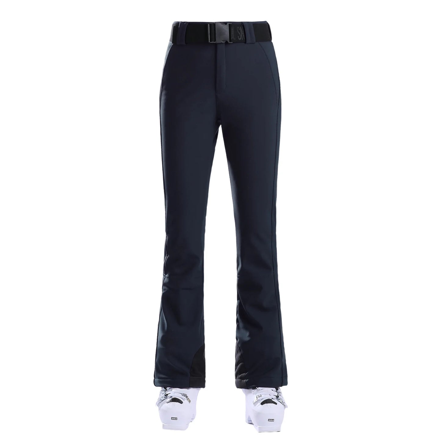 Ski pants New women's double-board 스노우보드복 slimming windproof waterproof thickened warm and elastic sports snow pants