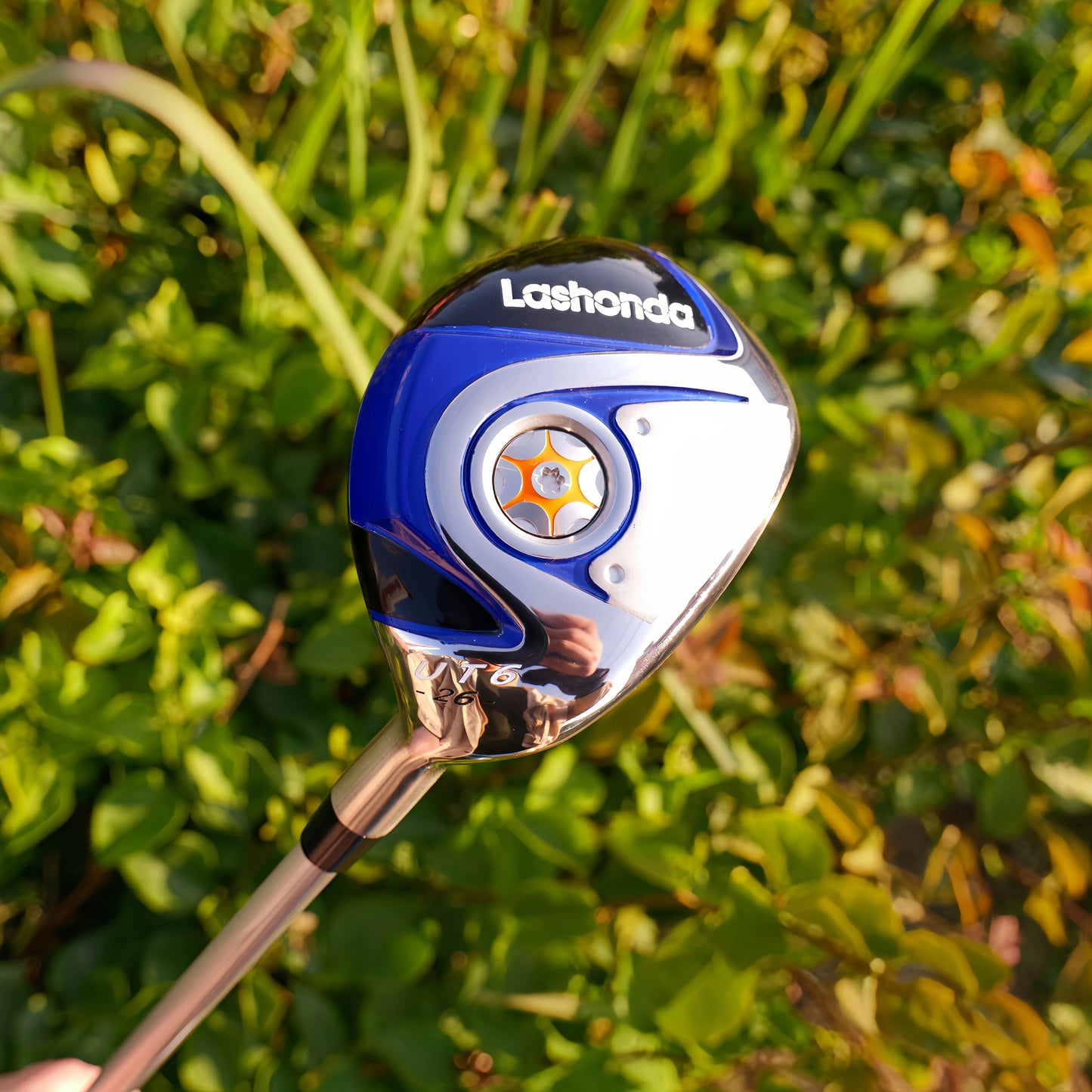 Golf Club Lashonda Hybrid/Utility Wood   SR Flex Carbon Shaft, Stainless Steel Head   Low and Deep Center of Gravity, High Forgi