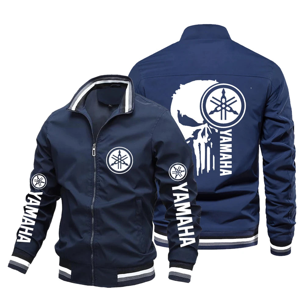 2026 New Spring and Autumn Edition Men's Yamaha Motorcycle Jacket Men's Windproof Outdoor Sports Clothing Women's Yamaha Jacket