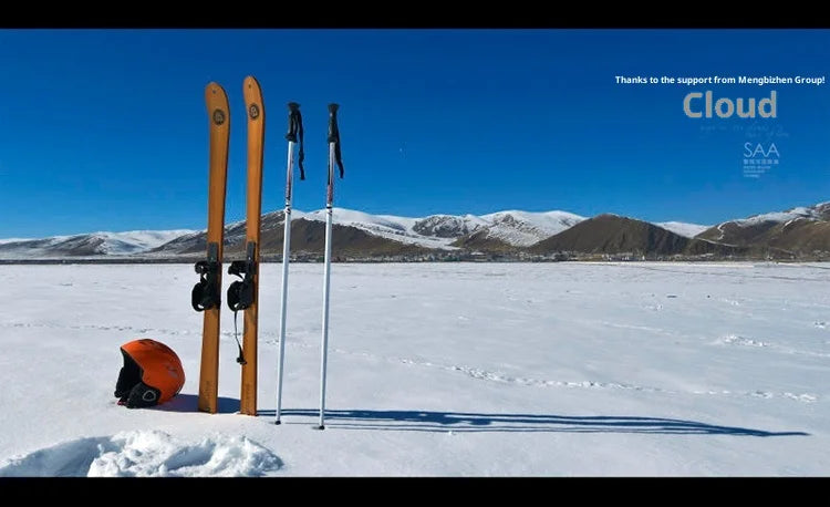 Natural Ash Wood Twin Tip Alpine Skis Adults Kids Vintage Wooden Skis Stylish High Quality Display Ready Snow Snowboard