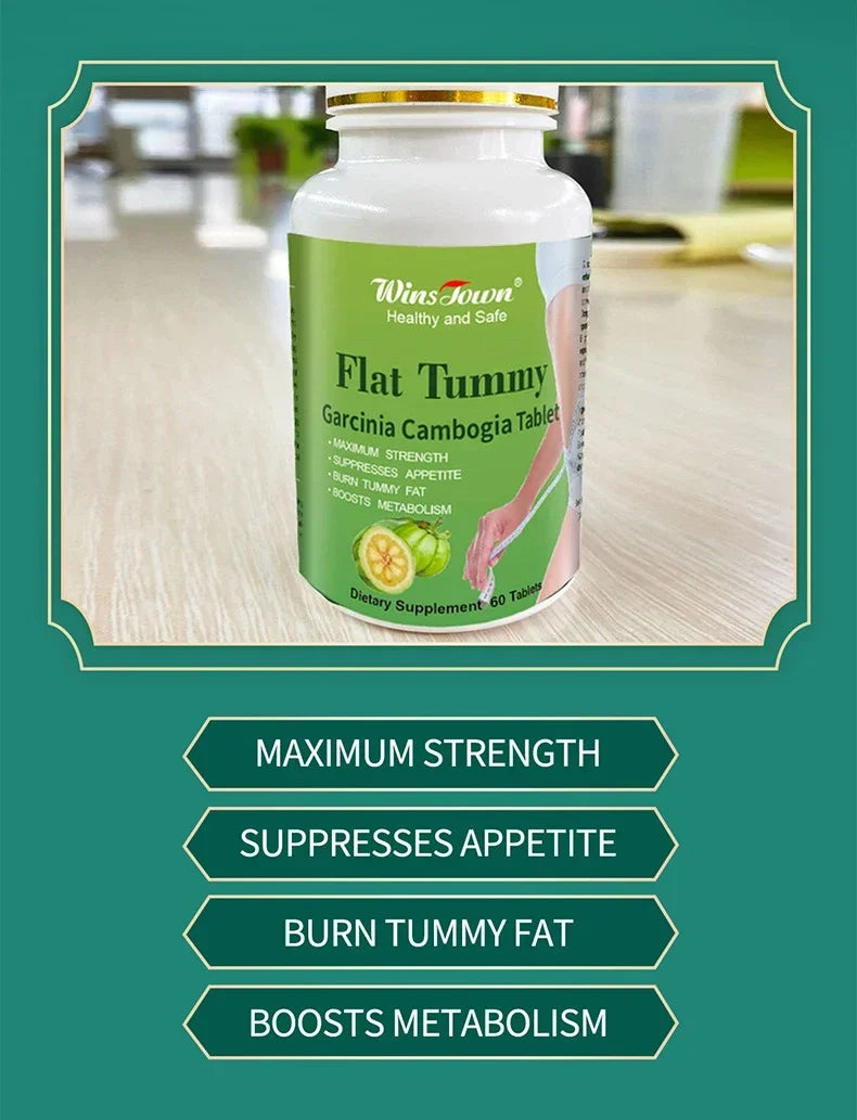 60 Pills Slim Slimming Flat Tummy Tablet Weight Loss Pill Appetite Management Health Food