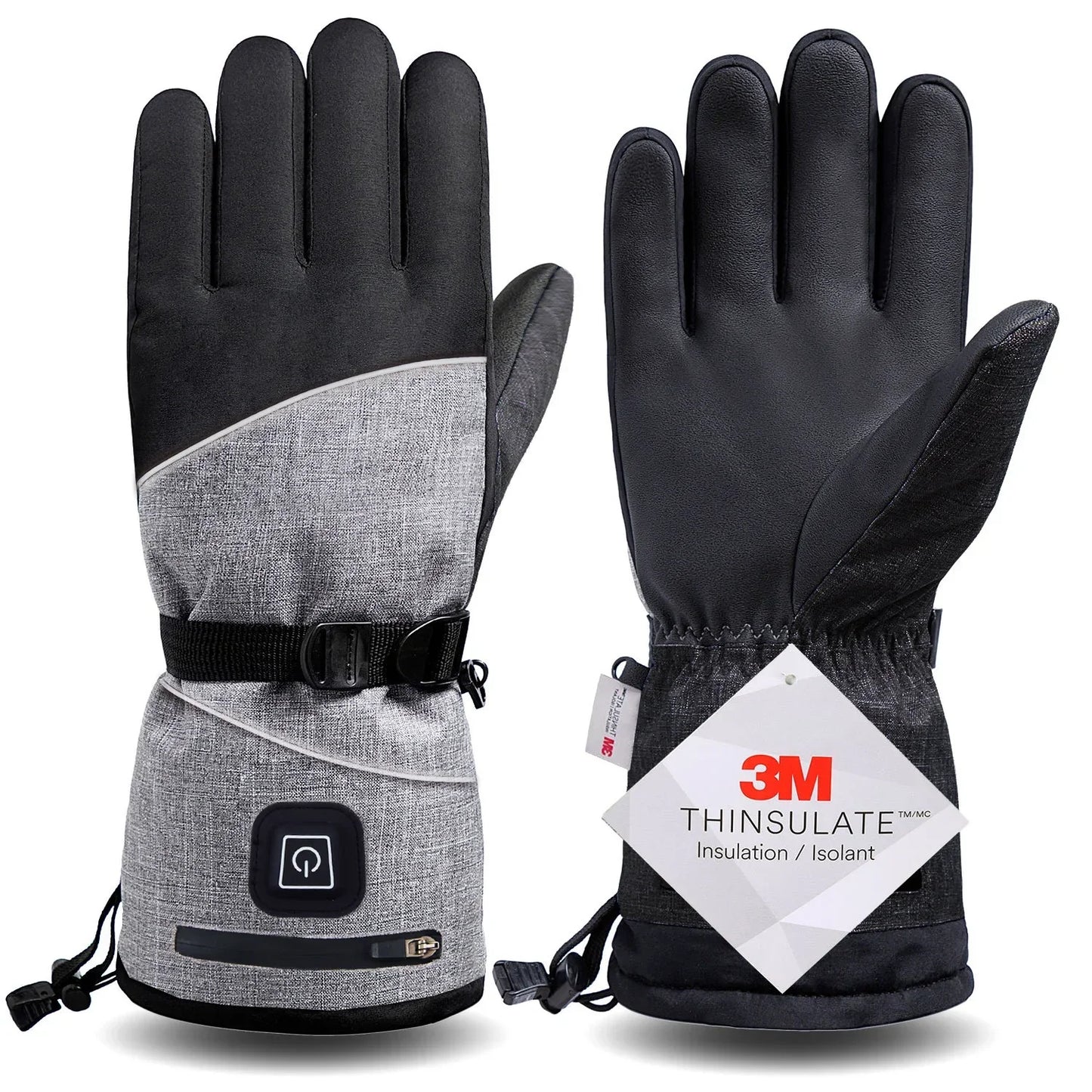 3M Cotton Heating Gloves Winter Hand Warmer Electric Thermal Gloves Waterproof Heated Cycling Motorcycle Bicycle Ski Outdoor