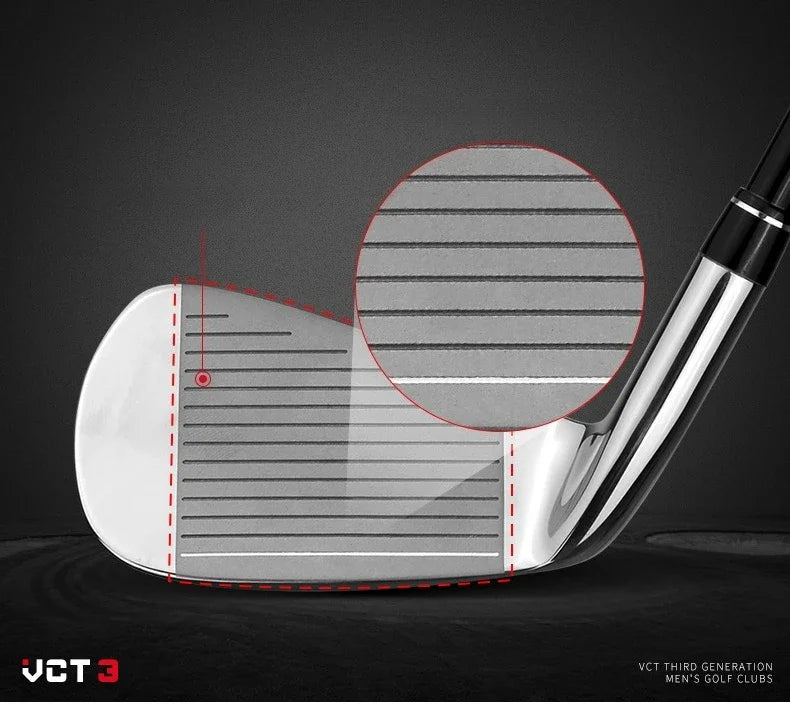 PGM Golf Clubs Men 5/6/7/8/9/P/S Irons Stainless Steel Golf Beginner's Club TIG031