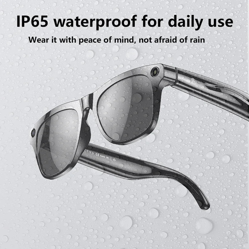 ViVO 8K AI Glasses 1200MP HD Camera Bluetooth Call Chat GPT Voice Assistant Music Player Translate Smart Sunglasses New