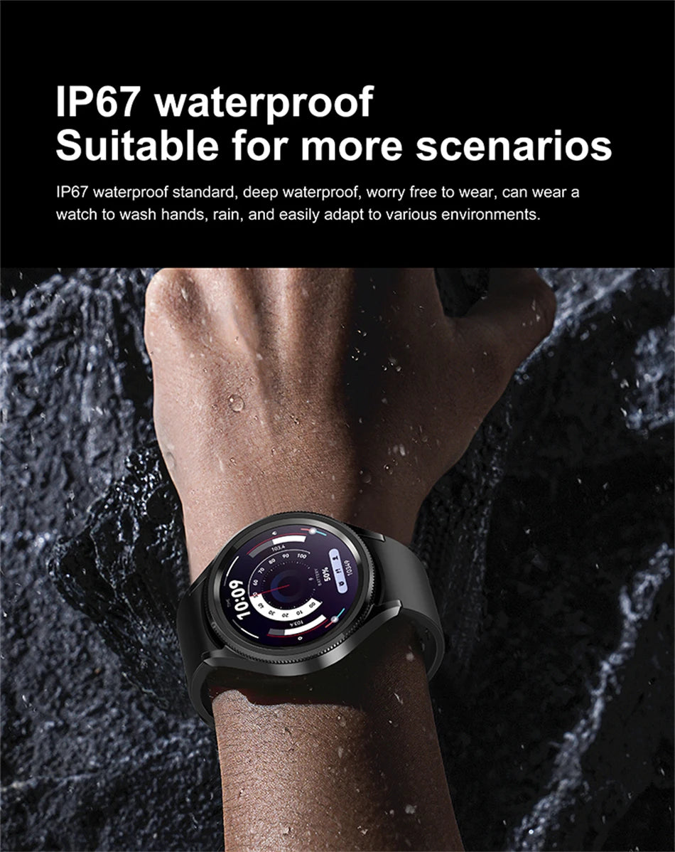 New Smartwatch Men GPS NFC Health Monitoring Heart Rate Blood Oxygen AI Voice Assistant Bluetooth Call Smart Watch 6 Classics