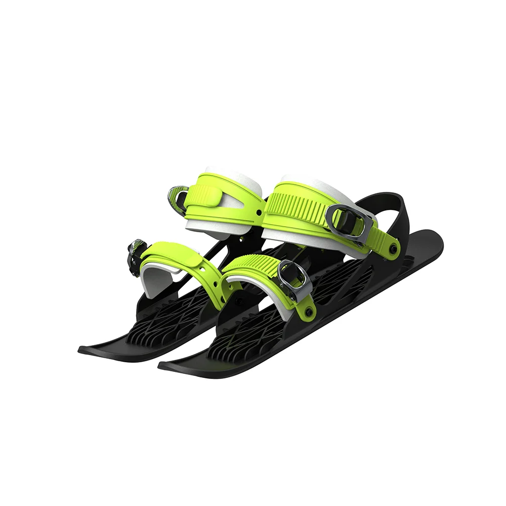 Adult mini entry-level ski skis suitable for beginners Ski boots that can be worn directly on the feet Snow walking shoes