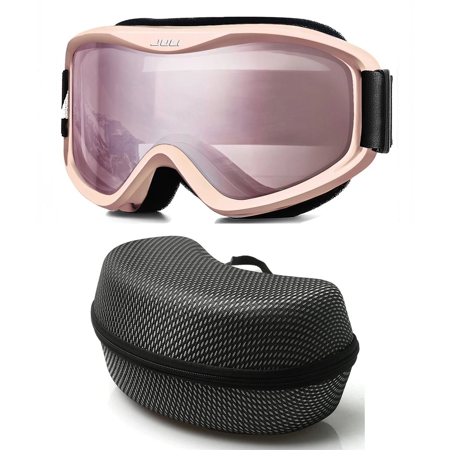 MAXJULI Professional Ski Goggles Double Layer Anti-Fog UV400 Lens Snowboarding Snow Winter Sports Goggles for Men Women BBS