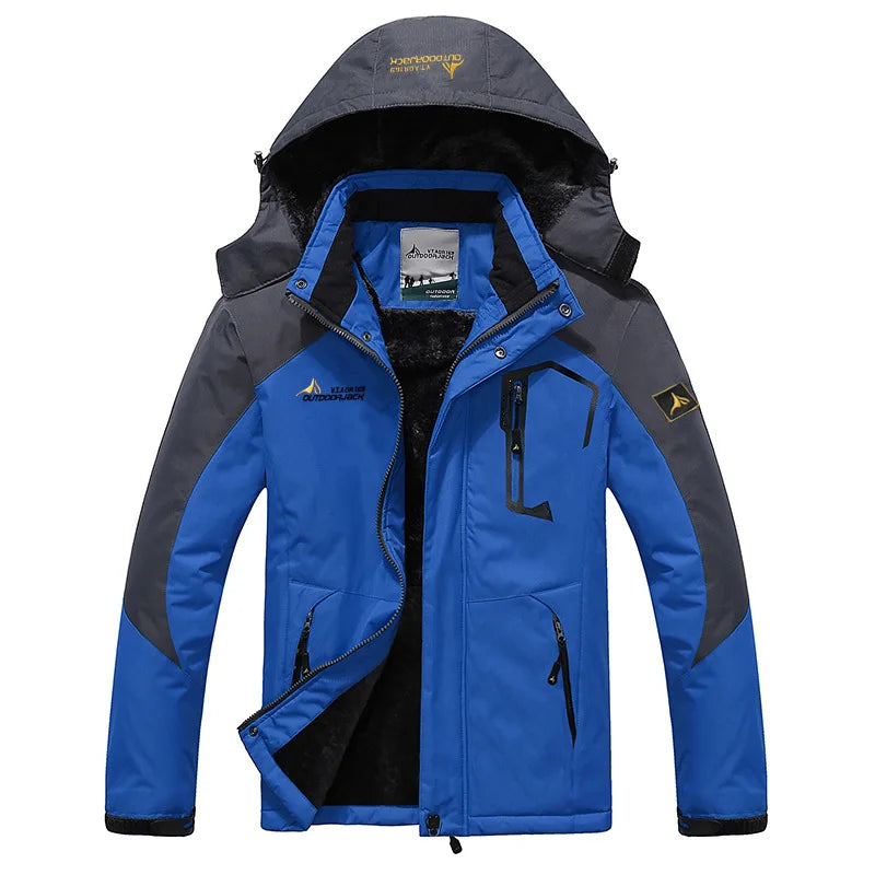 Winter Ski Suit Men Snowboard Fleece Jacket Pants Thicken Warm Waterproof Windproof Skiing And Snowboarding Sets Snow Suits Male