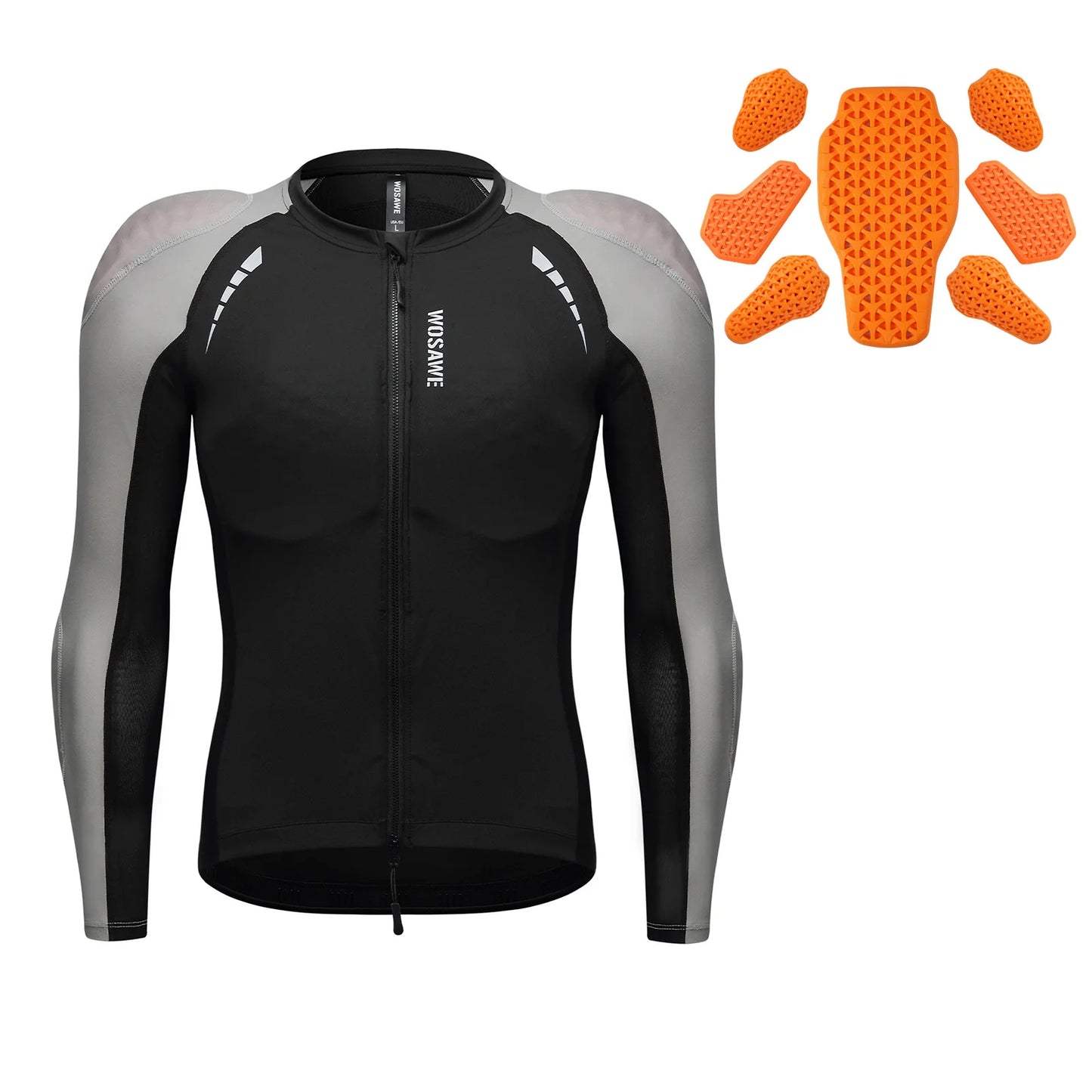 WOSAWE Motorcycle Jacket Men Women Full Body Armor Protection Jacket Motocross Racing Clothing Suit Moto Riding Protector Jacket