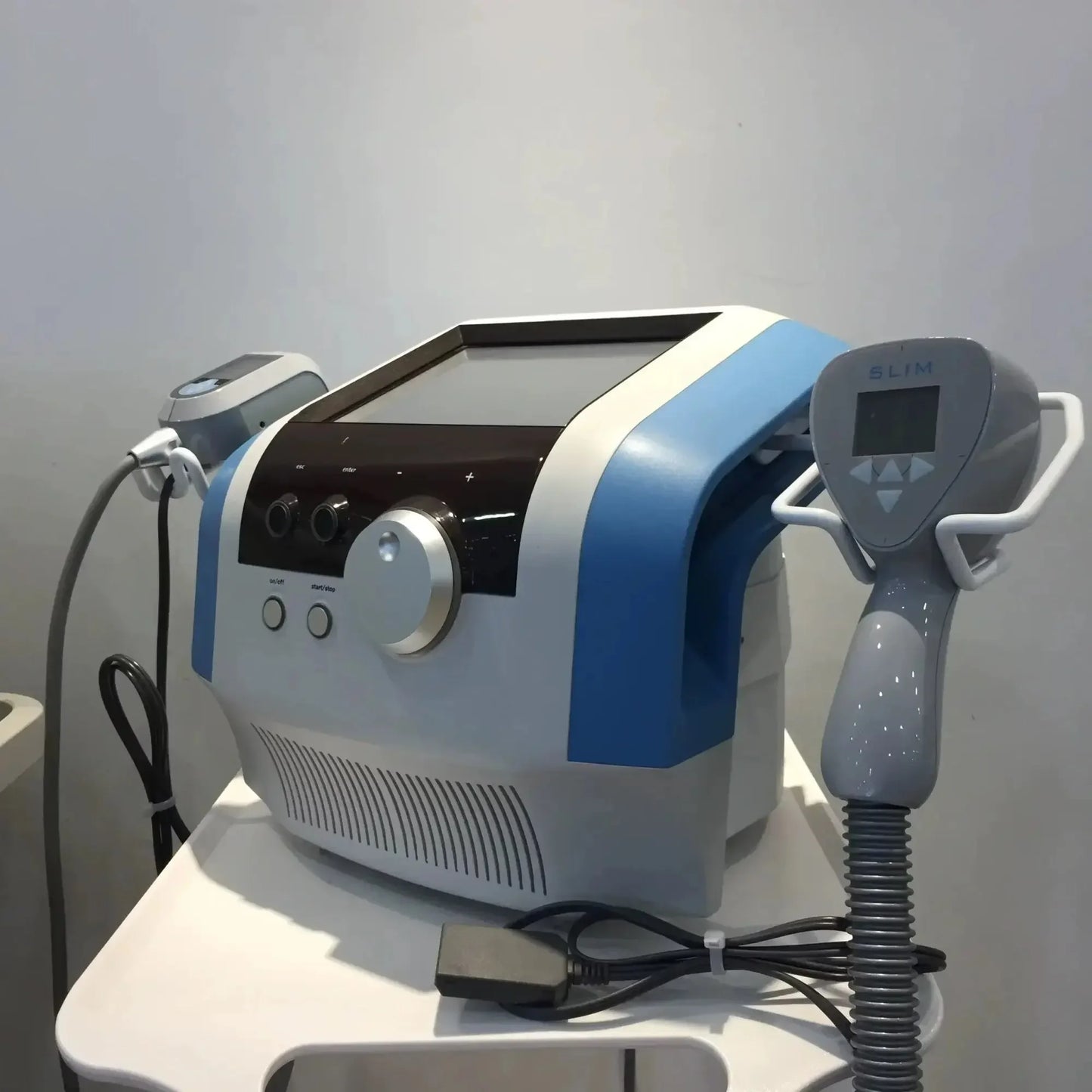 Portable NEO Device Slimming Machine Ultrasonic Fat Removal Wrinkle Removal Face Slimming Double Handle Super Strong 360 Degree