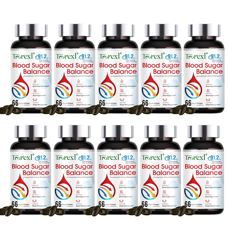 Diabetes Capsules for Heart&Cardiovascular Health Support Blood Sugar Balance Insulin Maintain Sugar Metabolism Blood Sugar Pill