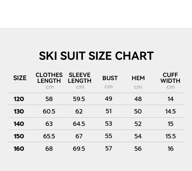 VECTOR Ski Wear Children Hooded Sweater Reflective Boys and Girls Ski Wear Thickened Warmth Waterproof Ski Equipment Ski Jacket