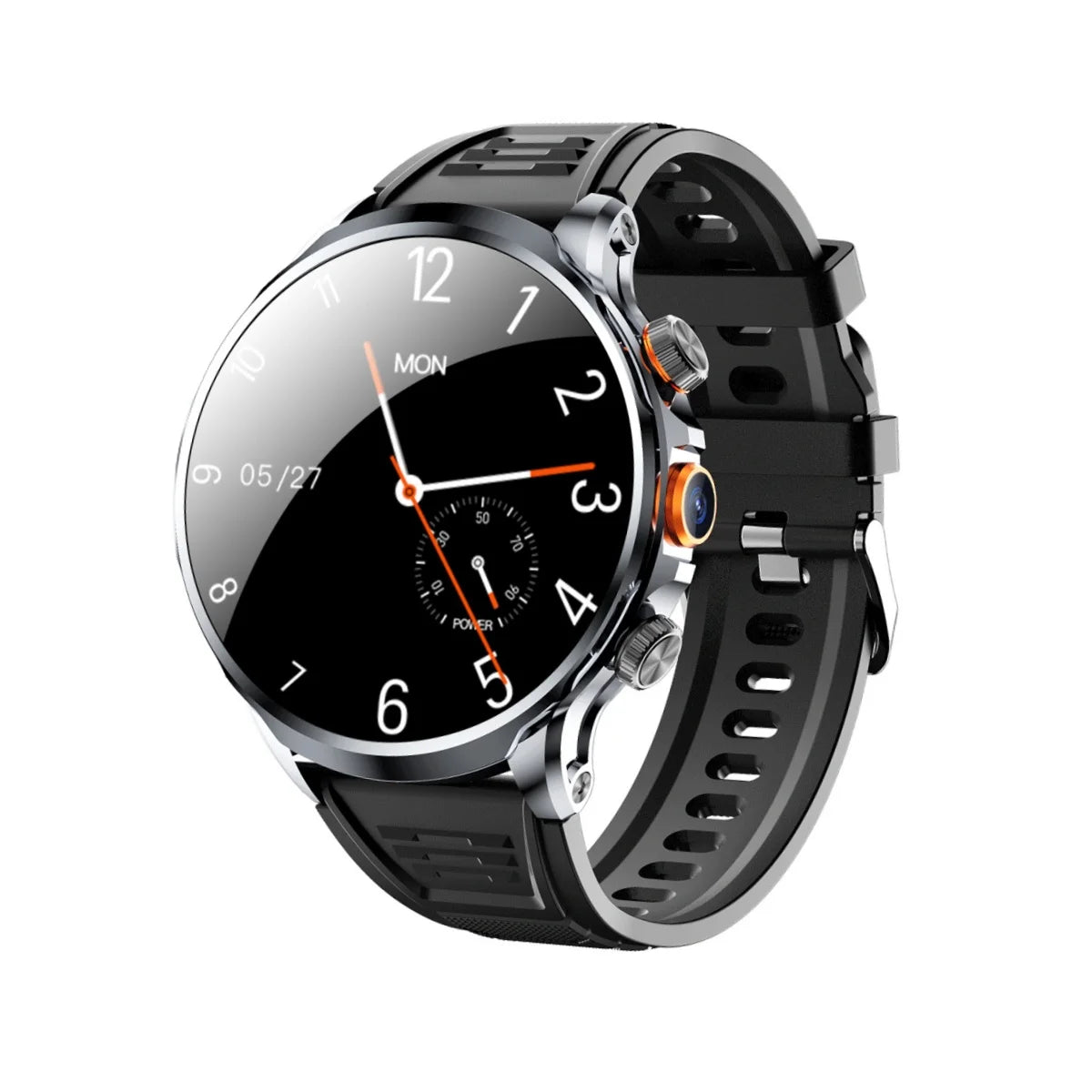 16+256GB Android H18 Smartwatch 4G LTE 1100Mah Battery Play Store Heart Rate 1.95 inch Spherical screen Smart Watch Men GPS WIFI