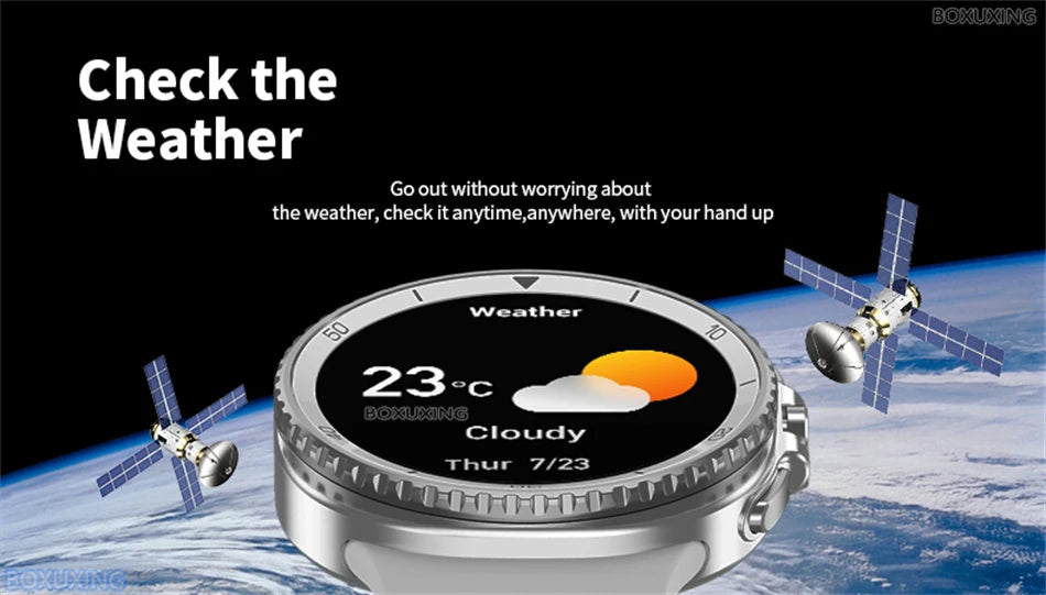 2025 New For Galaxy Watch 8 Classic Smart Watch Men  GPS NFC Bluetooth call 47mm AMOLED Fitness Sport Tracker Health Smart Watch