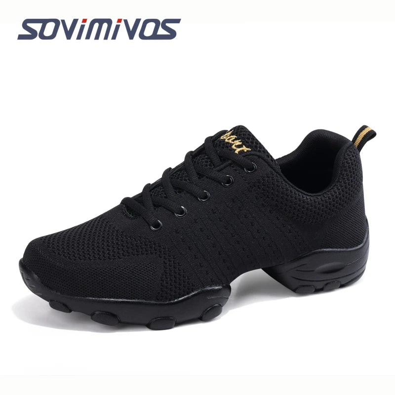New Coming Dance Sneakers Jazz Shoes Dancing Modern Footwear Belly Contemporary Gym Dancers Leisure Sports Men Women Child Adult