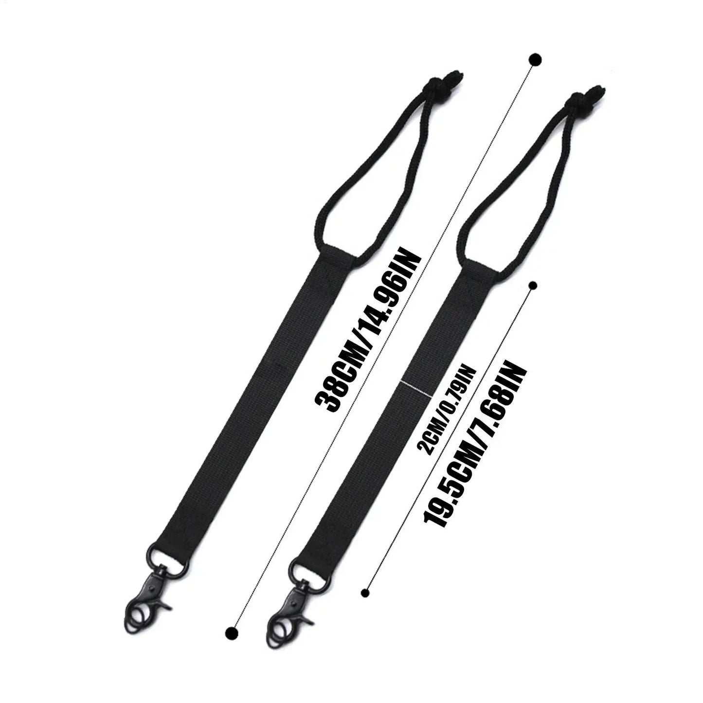 Snowboard Safety Strap 2-Pieces Ski Protection Replacement Rope Snowboarding Security Supplies for Men Women Adults Hobbyists