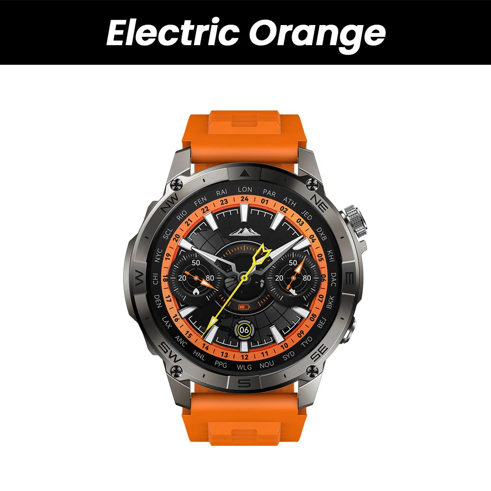 Zeblaze Stratos 2 Plus GPS Sports Smart Watch Built-in Compass Barometric Altimeter 1.43'' AMOLED Display Voice Call Smartwatch