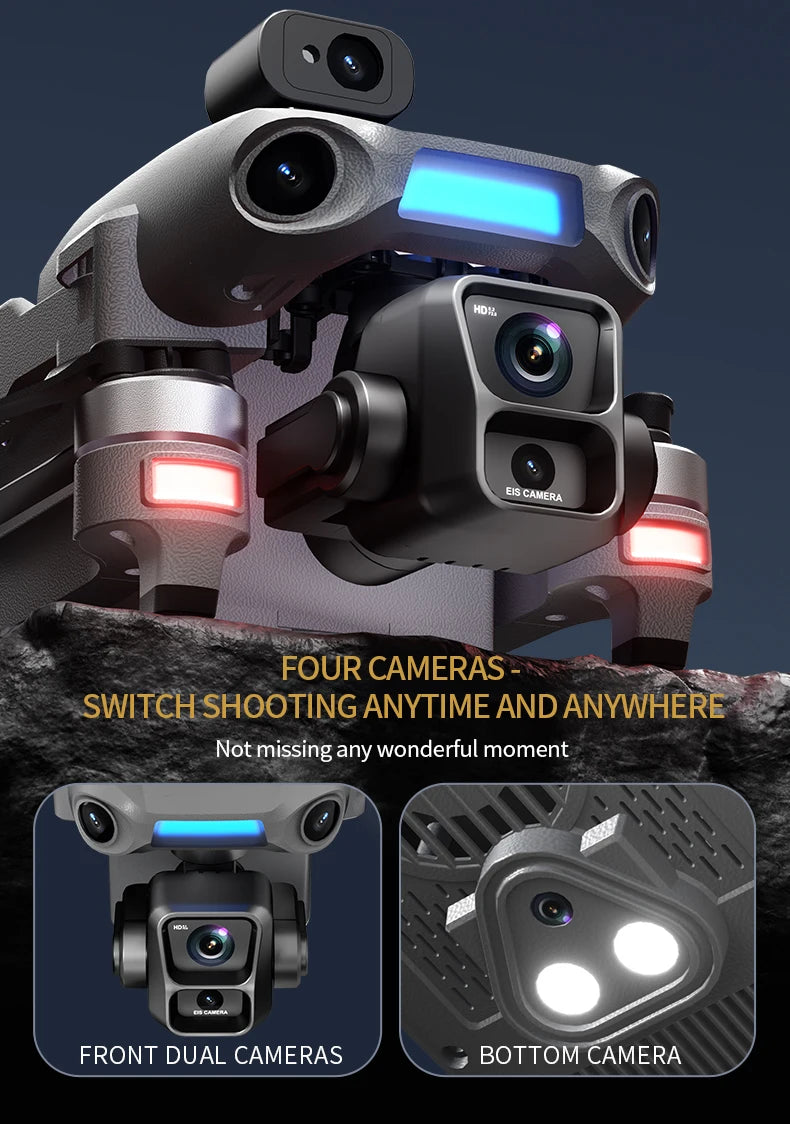 S880 Max Fishing GPS Drone 8K Dual Camera 5G Wifi FPV 3-Axis Gimbal Professional Obstacle Avoidance Quadcopter Airdrop RC Dron