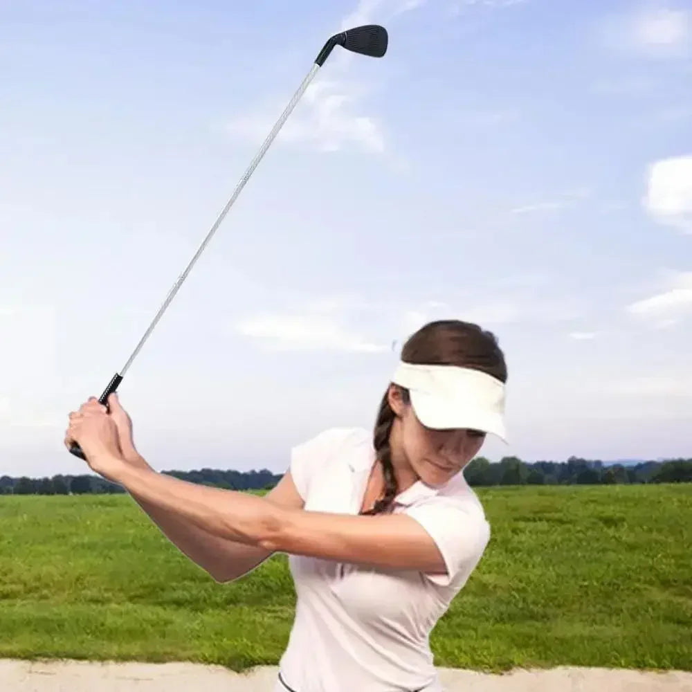 Sports Plastic Metal Golf Long Putter Silver Black Detachable Fitness Golf Toys Golf Games