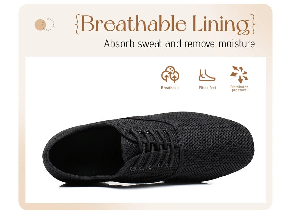 Men's Modern Jazz Sneaker for Men Boys Professional Black White Latin Salsa Shoes Plus Size Low Heel Tango Ballroom Dance Shoes