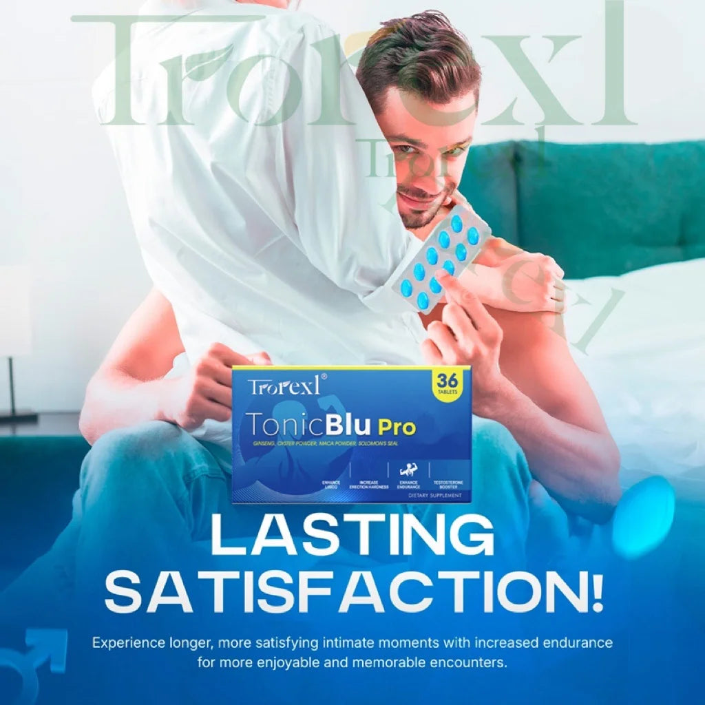 Trorexl-TonicBlu Pro Powerful High Purity Blue pills Natural Endurance Capsules for Men