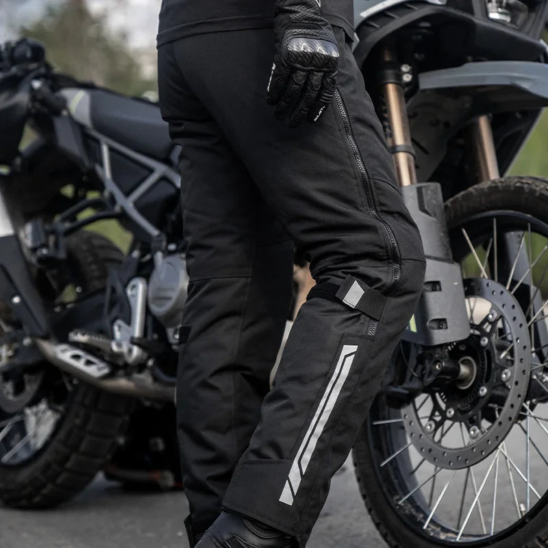 Winter Warm Motorcycle Riding Pants Quick Release Windproof Anti-Fall Wear-Resistant Motorcycle Pants for Riding