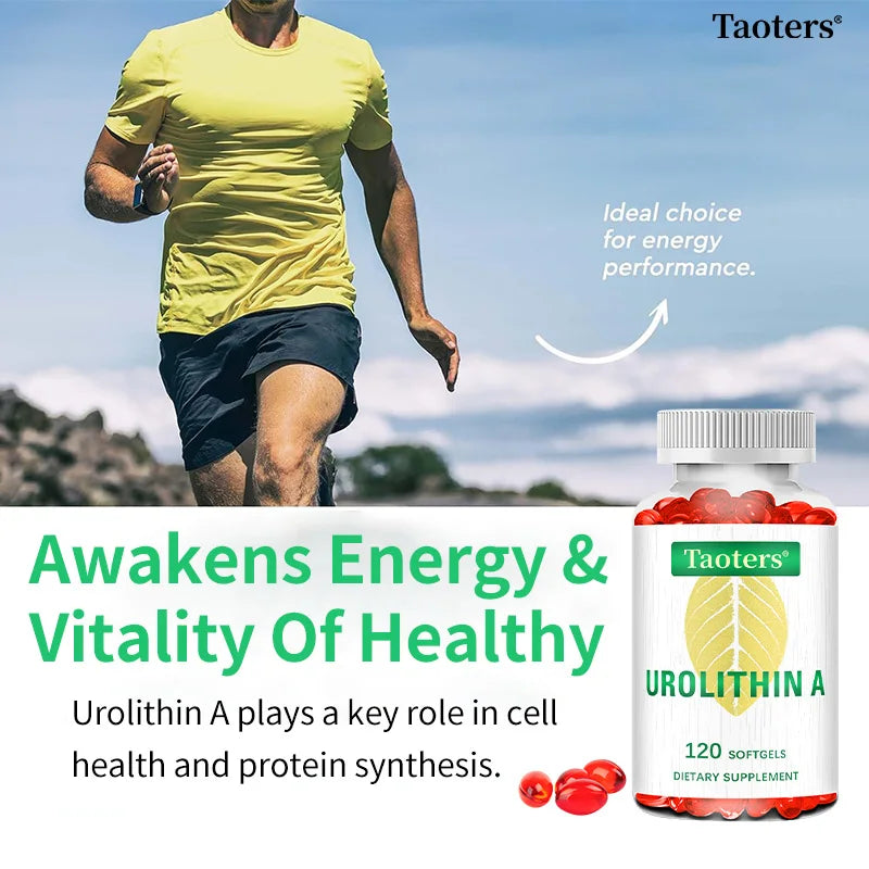 Urolithin A Capsules -2000 mg, 120 Capsules for Advanced Cellular Health and Vitality, Healthy Aging