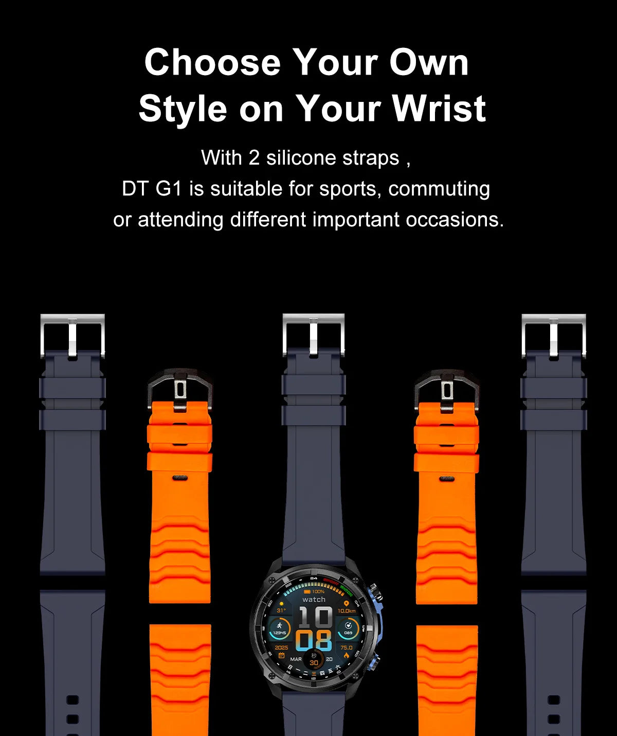 2025 Military Offline map 1000mAh Battery Smart Watch 4GB Big Memory GPS Navigation MP3/MP4 Player Swim Sports trackr Smartwatch