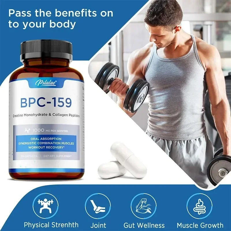 BPC-159 Peptide Capsules - Joint Pain Relief, Support Bone and Joint Health, Promote Digestion and Absorption, for Gut Health