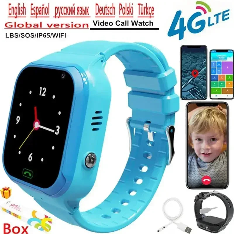 VIVO 4G Mini Smart Children's Watch Sim Card Call Camera Watch GPS Tracking Waterproof Watch for Apple Android 2026New