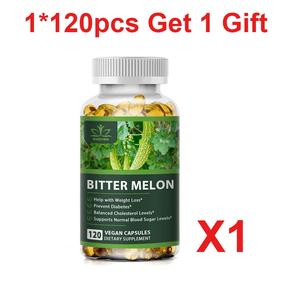 Plant insulin bitter melon capsules - blood sugar balance - healthy detoxification - skincare and beauty - digestive health