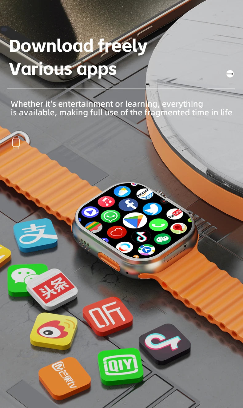 S11 Ultra Smart Watch 2.26 inch Amoled 490*580 Smartwatch With 4G 5G LTE Sim Card Touch encoder GPS precise position 2000Mah