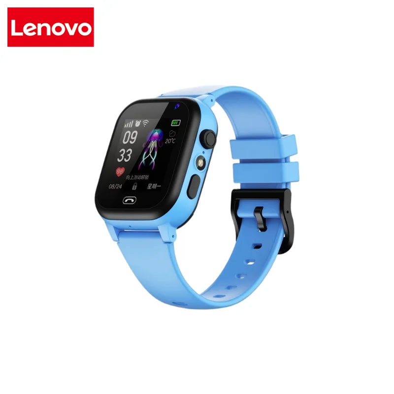 Lenovo Kids Smartwatch 4G Wifi GPS SOS Location Video Call Analogue Card Waterproof Watch Camera Boys Girls Upgrade New Watch
