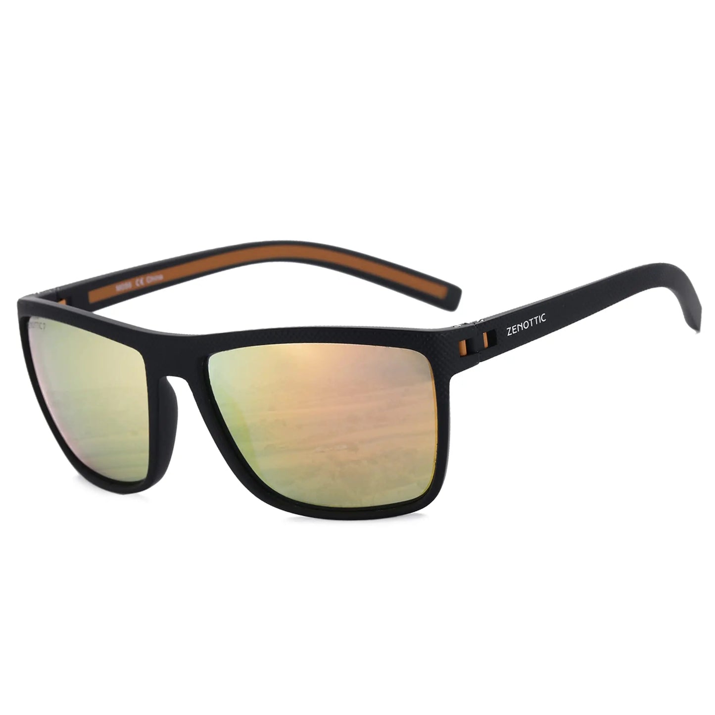 ZENOTTIC Retro Square Polarized Prescription Sunglasses Fashion Lightweight TR90 Progressive Optical Sun Glasses for Women Men