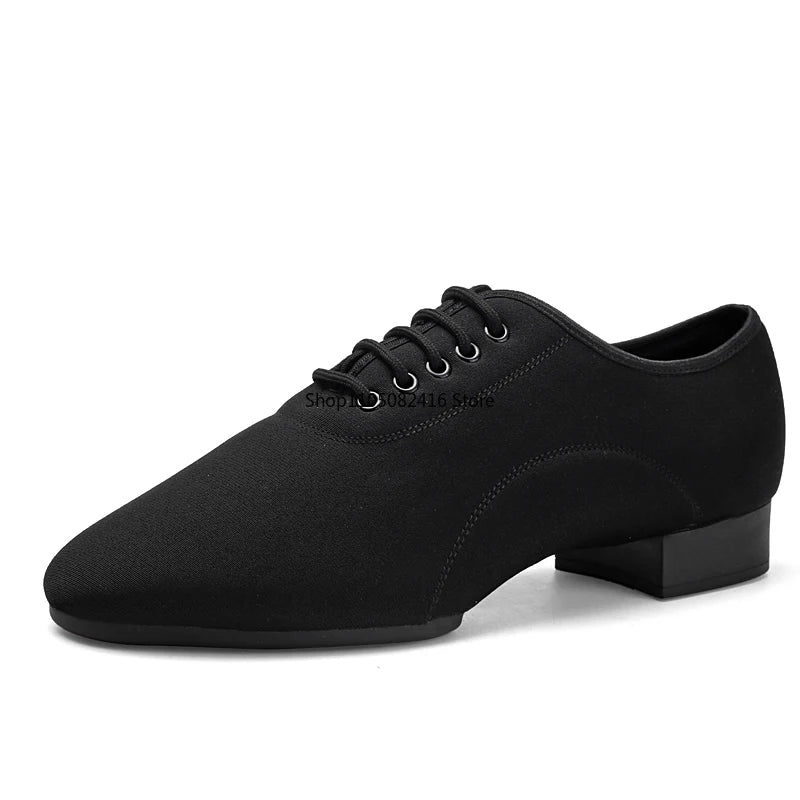 Mens Dance Shoes  Outdoor Indoor Ballroom Waltz Dance Shoes Adult Black Tango Jazz Modern Dance Shoes