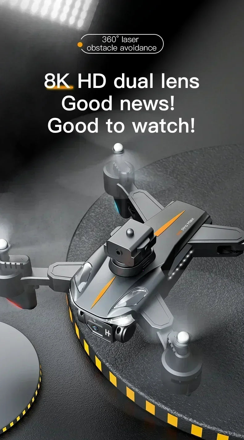 New P11 Max GPS Drone 8K HD 5G Professional Aerial Photography Dual Camera Obstacle Avoidanc Brushless Quadrotor 20000M 2026