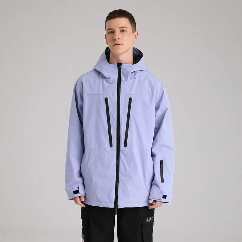 SEARIPE Winter Men Women Hooded Ski Jacket Waterproof Breathable Warm Snowboarding Coats Male And Female Outdoor Skiing Tops