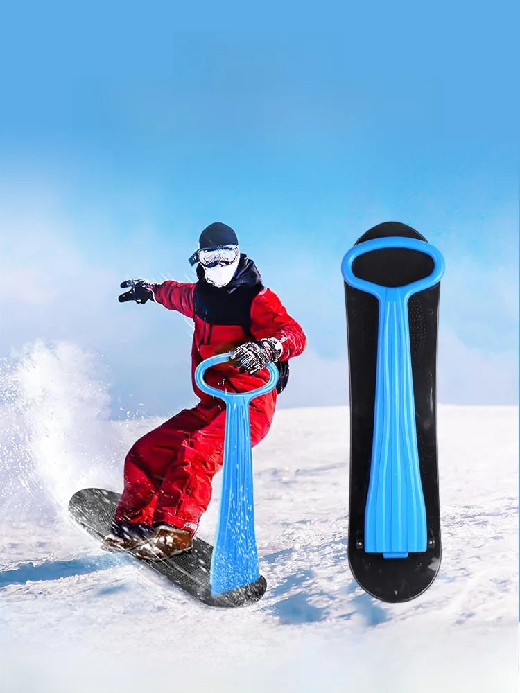 Thiened Staable Snowboard for Children And Adults Multi-color Snow Sled Ski Board Outdoor Cam Travel Gear Free Sle