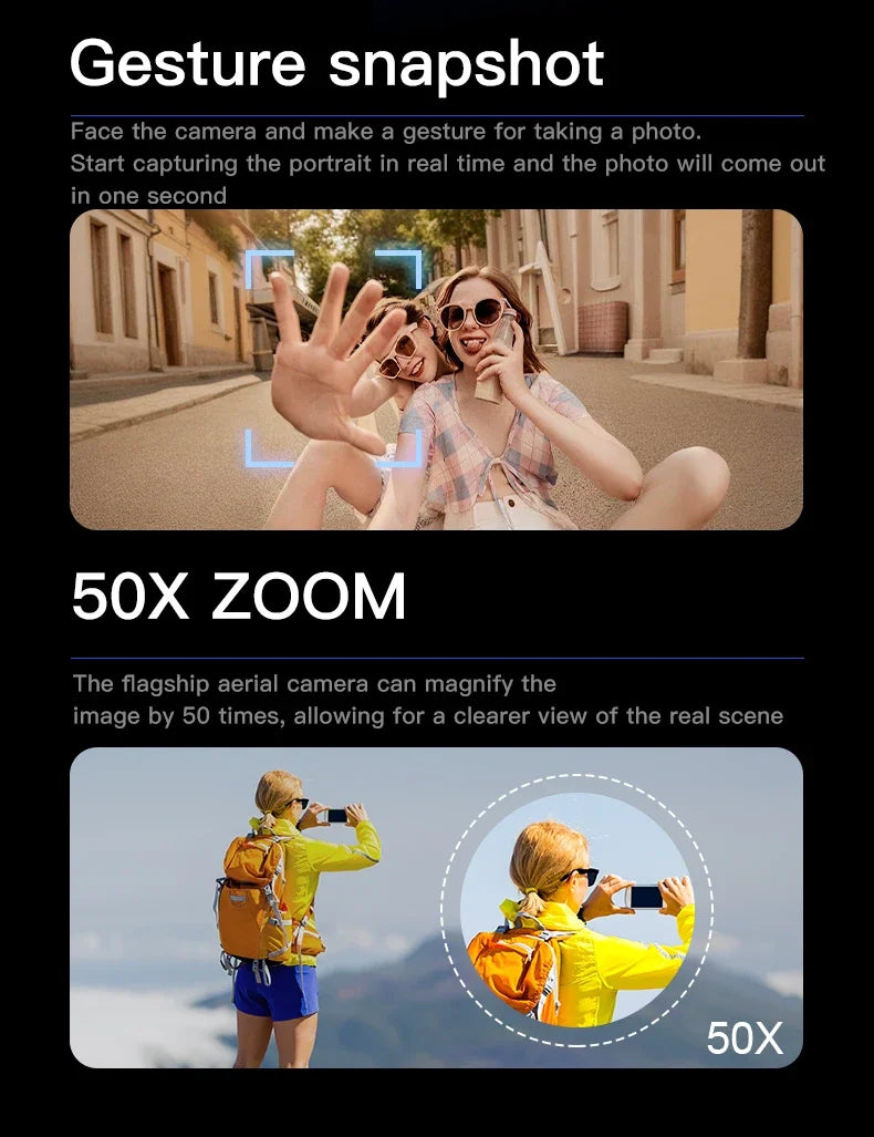 X226 Screen VR Control Drone 4K Professional Camera HD Aerial Photography Dual-Camera Omnidirectional Obstacle Avoidance Drone